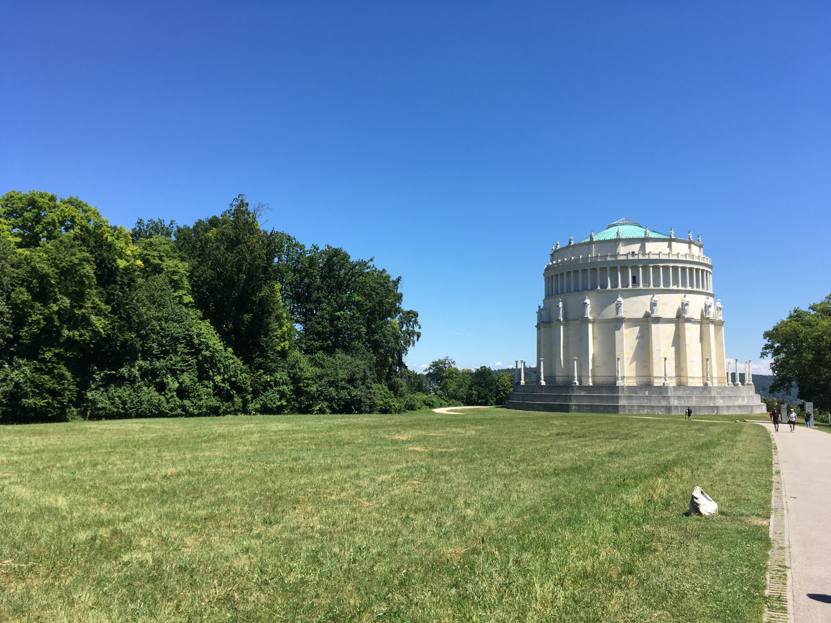 Blick auf die Befreiungshalle Kelheim, Foto: Stefan Wallerius